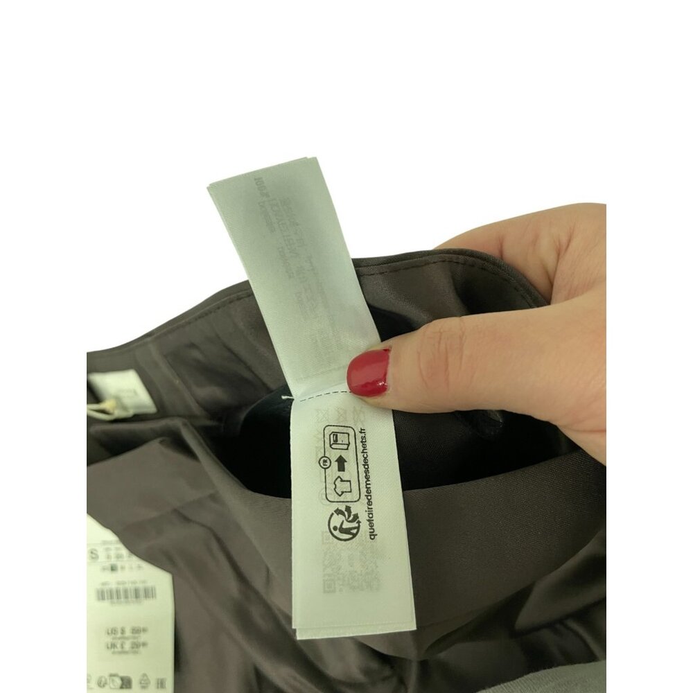 Zara Satin Wide-Leg Trousers in Chocolate Brown - Picture 11 of 16